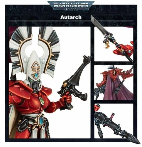 Набор миниатюр Aeldari Autarch Warhammer 40000 — фото 1
