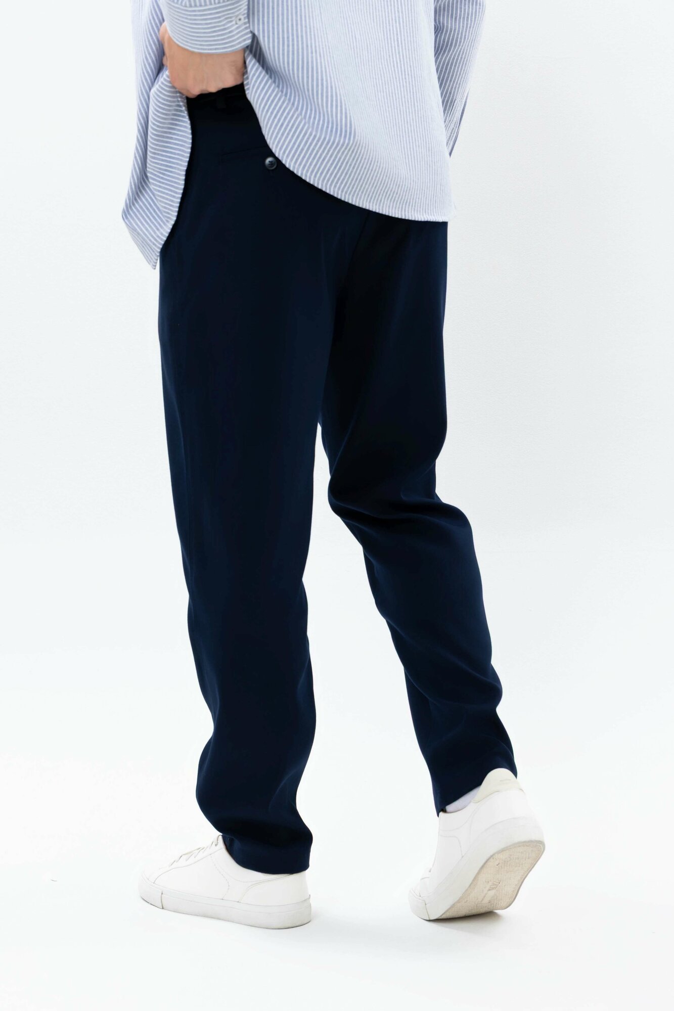 Брюки классические TERRA PRO, размер 34, navy — фото 1