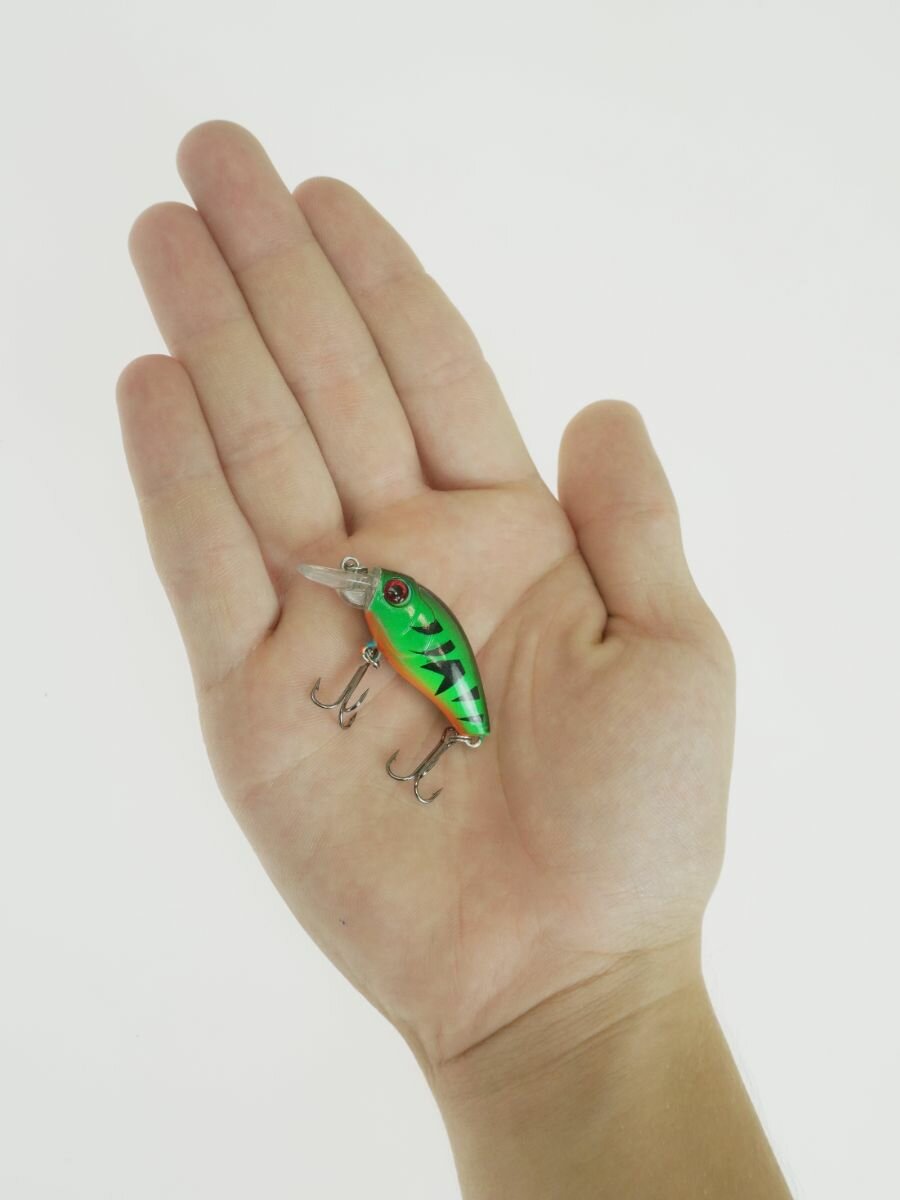 Воблер HARD BAITS PRO SERIES мини-кренкбейт 4см, 3,9 г, плавающий