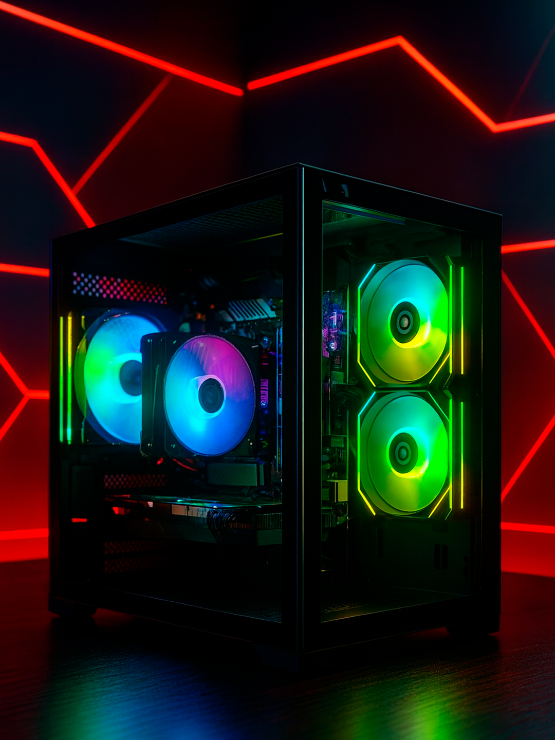 Игровой ПК, i5-12400F, RTX 2060 Super, 16 GB DDR5, SSD 256 GB + HDD 1 TB, PSU 650 W