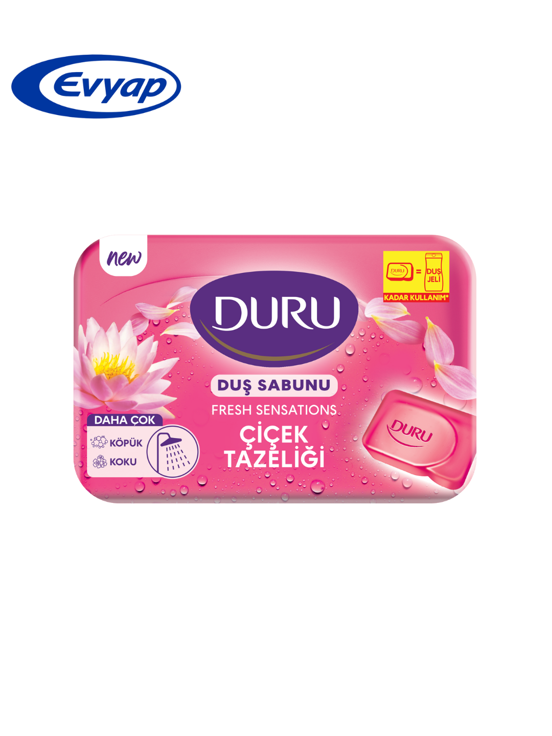 Мыло для душа DURU FRESH SENS EXTRA FLOWER INF, 150 гр