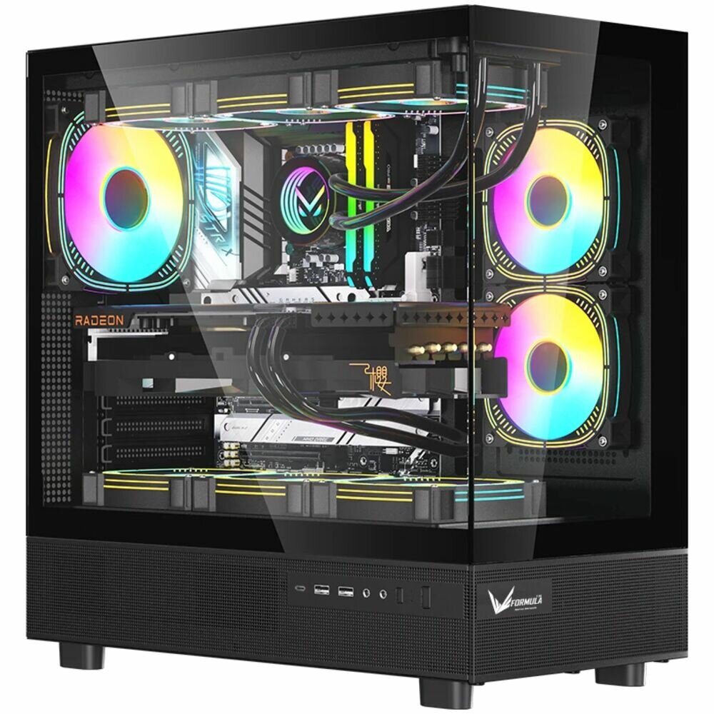 Корпус ATX Miditower Formula Crystal Z8 Black