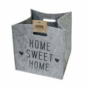 Корзинка для хранения Eva Sweet Home светло-серый искусственный войлок 30 х 30 х 30 см