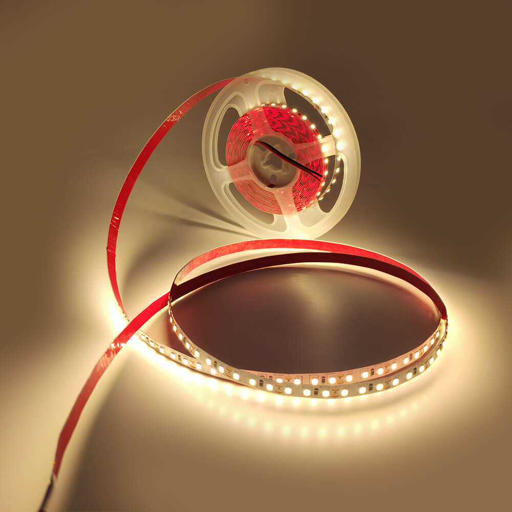 Лента 120led Теплая 3000K 12В 2835-120P-12V-8mm 2835 IP20 12Вт/м