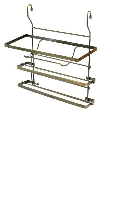 Полка для рулонов и фольги бронза
