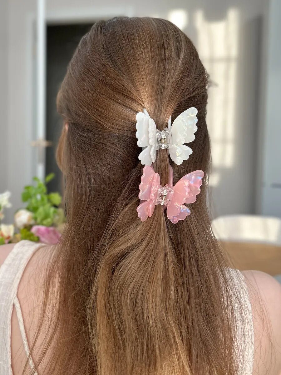 Крабик для волос "Бабочка" — фото 1
