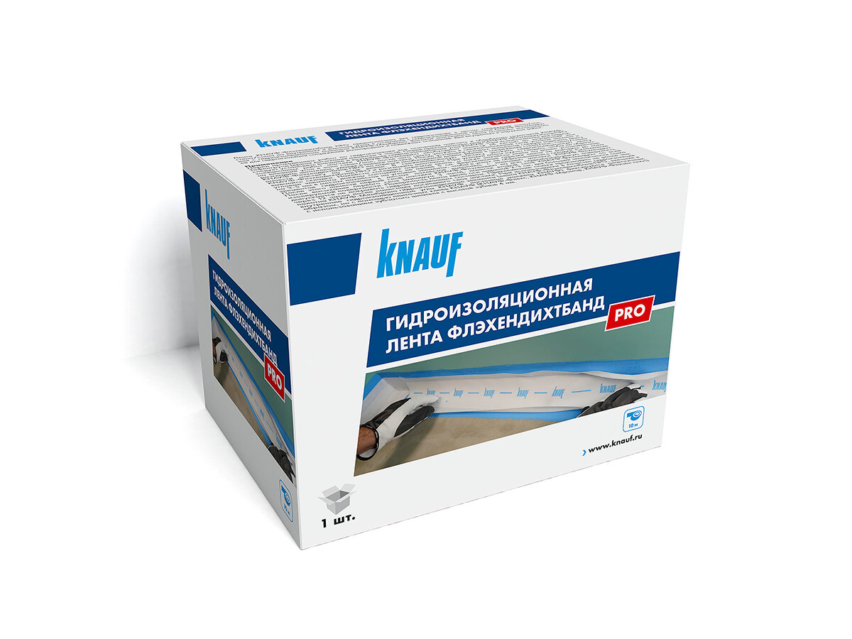 Гидроизоляционная лента KNAUF Флэхендихтбанд PRO 10м, ширина 12 см