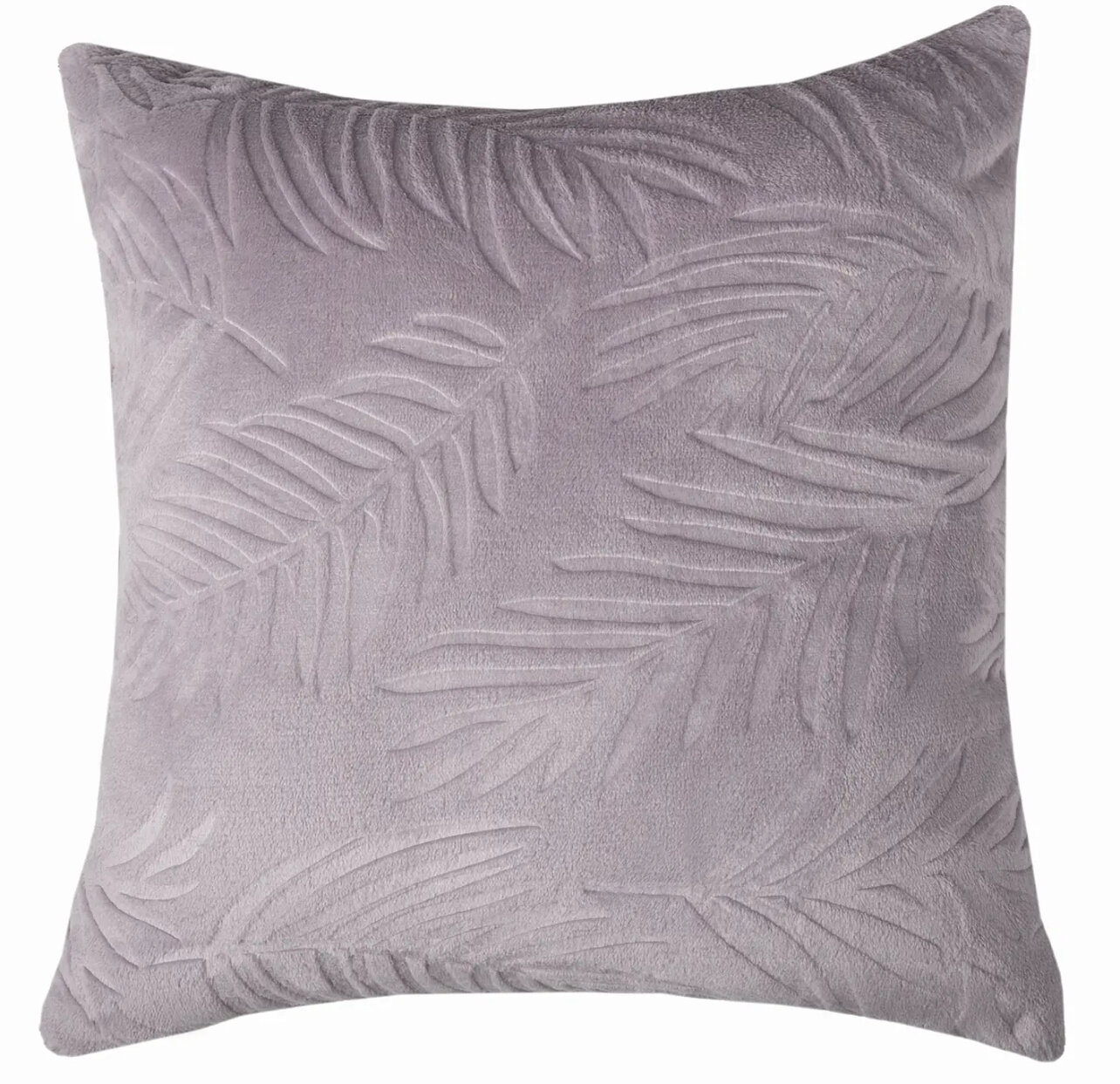 Подушка декоративная Texrepublic Листья  40x40 см  цвет сиреневый
