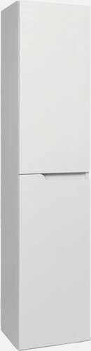 Изображение товара Шкаф-пенал для ванной VIANT Куба подвесной, 36 см, белый, глянцевый, с дверками, из МДФ