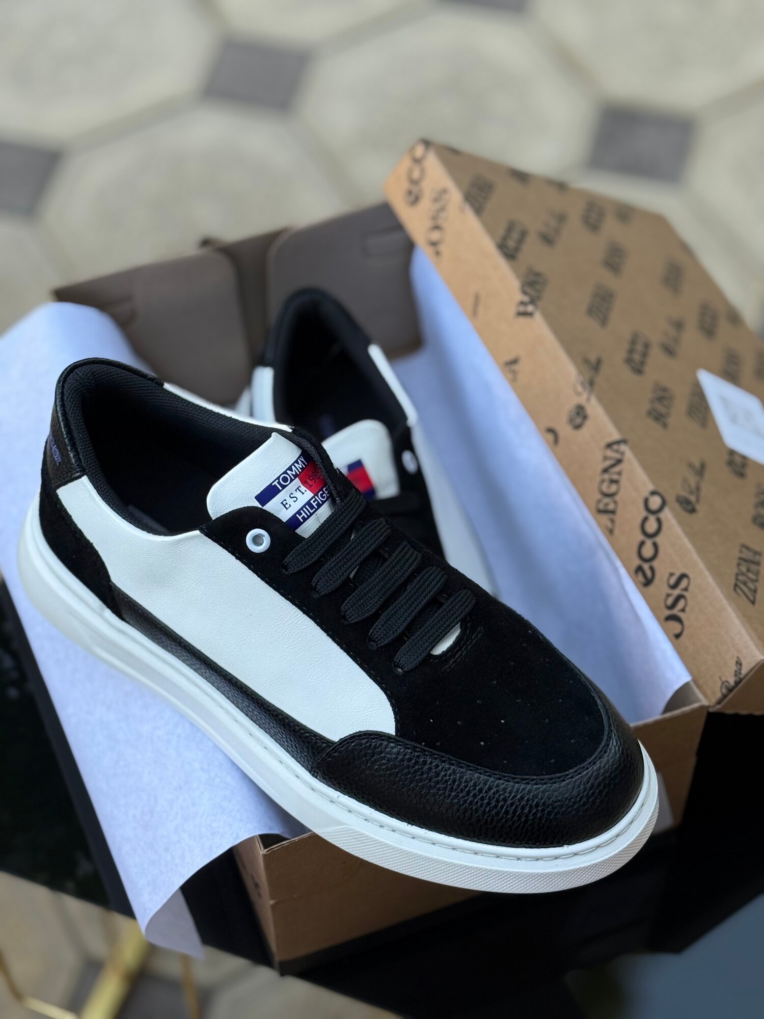 Кроссовки  Tommy, размер 44, синий — фото 1