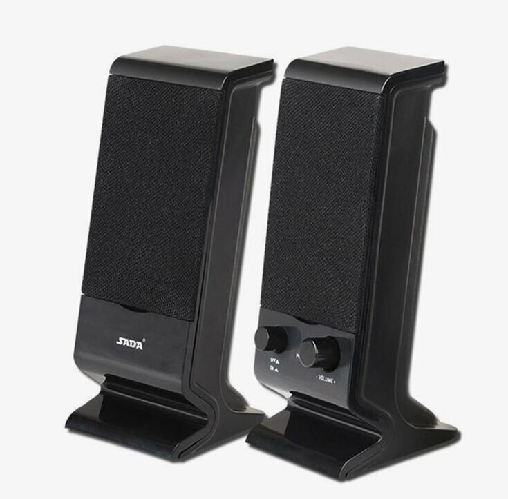 Колонки компьютерные проводные SADA 6W 2в1 разъем Mini jack 3'5