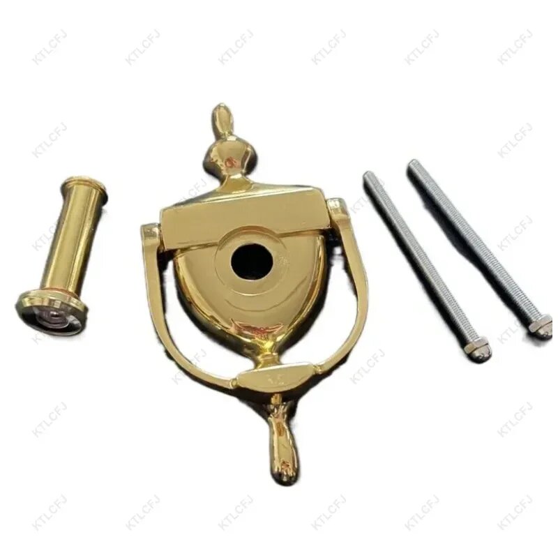 Европейский минималистичный молоток «кошачий глаз» из цинкового сплава дизайн колец для противоугонных дверей 338-Imitation Gold