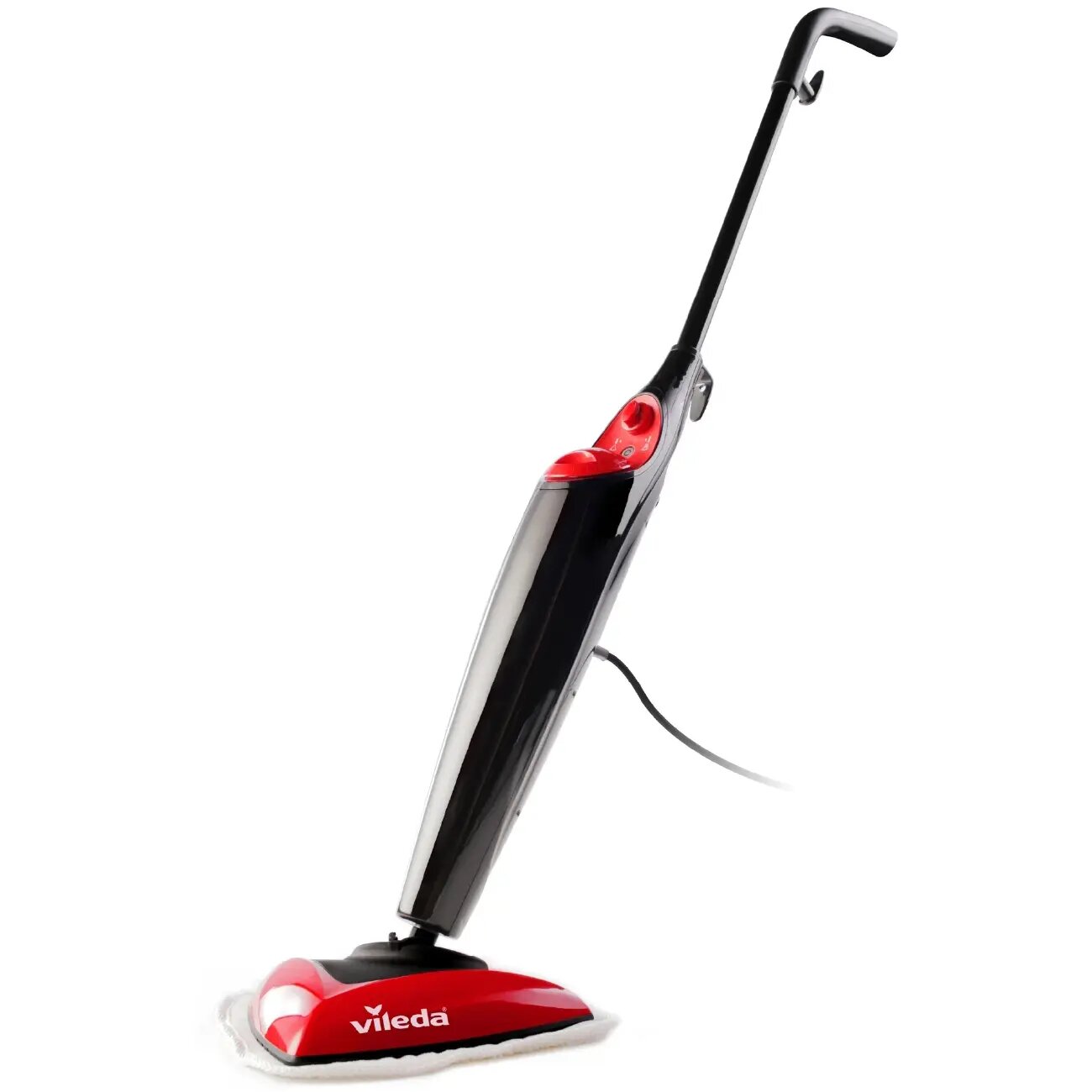 Паровая швабра VILEDA STEAM 2.0, красный, сталь, паровая щетка/швабра, швабра, 2.3 кг
