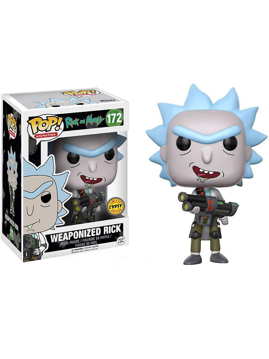 Фигурка Funko POP! Рик с Оружием (Rick Weaponized) #172 (Chase)