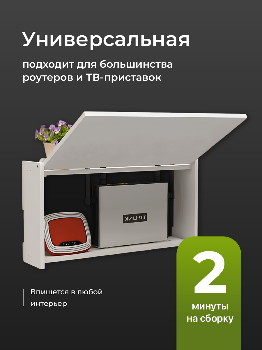 Картинки Полка для wi-fi роутера BIRD HOUSE