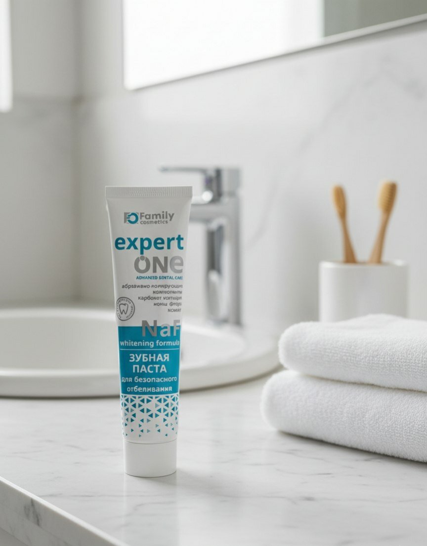Зубная паста Family Cosmetics Expert ADMANIED, безопасное отбеливание, для зубов