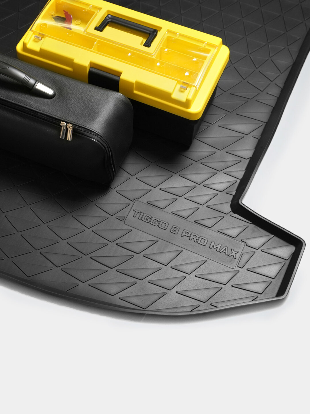 Коврики багажника Poliplast Chery Tiggo 8Pro MAX, для багажника, с бортиками