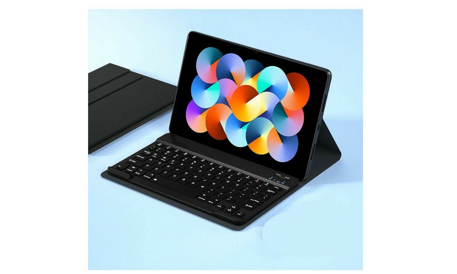 Чехол-клавиатура MyPads для Xiaomi Redmi Pad 10,61 дюйма 2022 10.6" с магнитной съемной русской клавиатурой