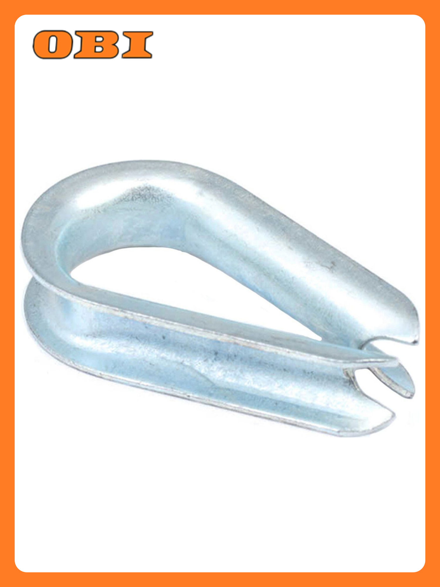 Коуш ЗУБР DIN 6899 5мм оцинкованная сталь ПВХ покрытие 2шт серебристый