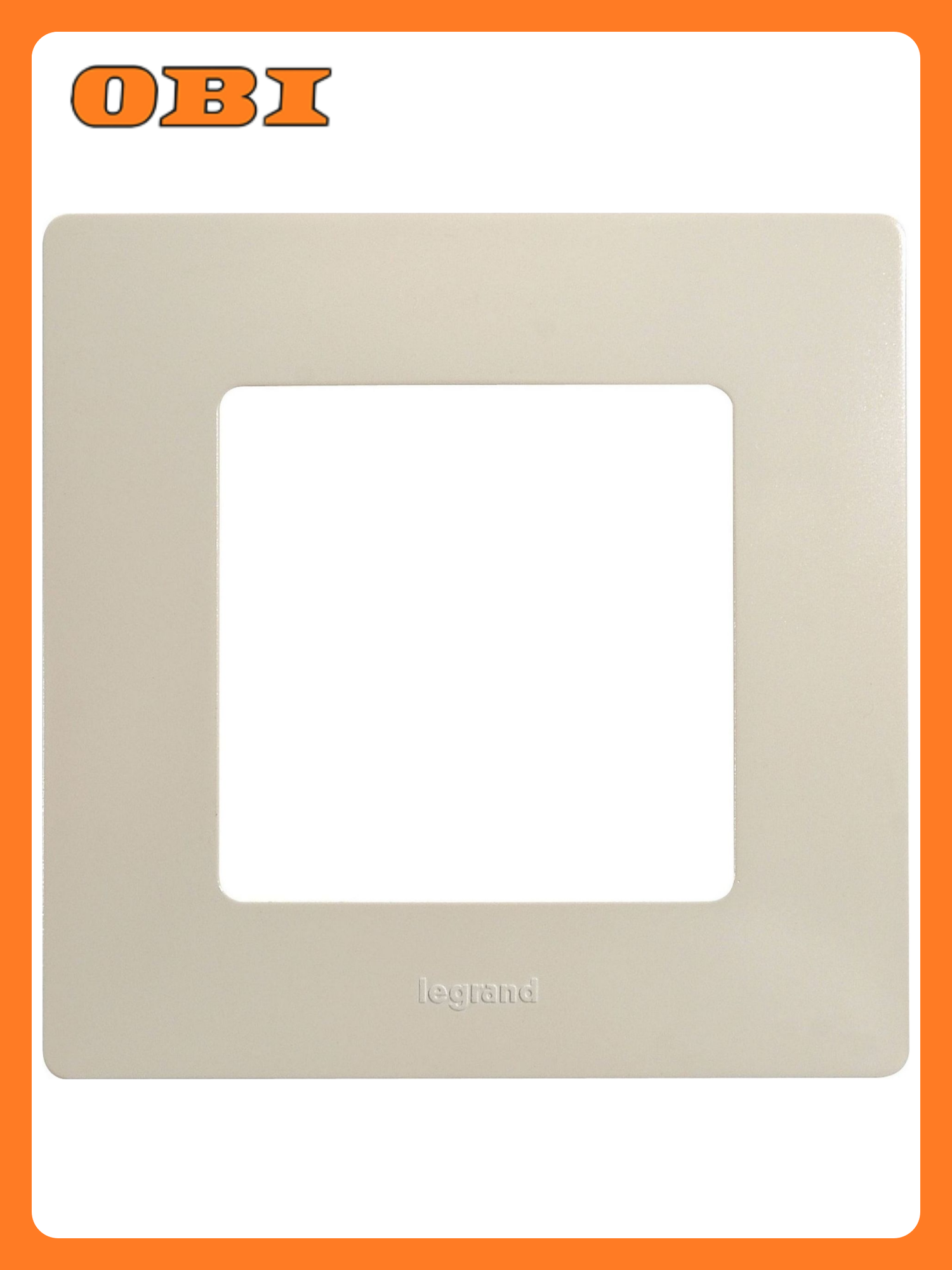 Рамка Legrand Etika 672511 для скрытого монтажа IP20 ABS-пластик цвет слоновая кость