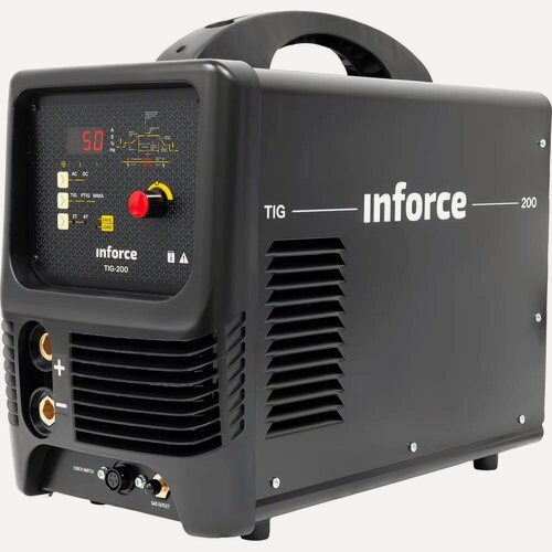 Изображение товара Аргонодуговой сварочный инвертор Inforce для автосервисов, профессиональный импульсный с возможностью сварки алюминия