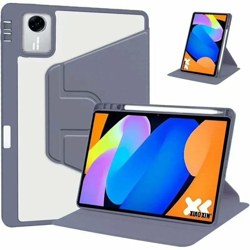 Для Lenovo Xiaoxin Pad 11 2025 11 дюйма TB335FC защитный чехол Smart вращающийся с держателем карандаша корпуса планшета