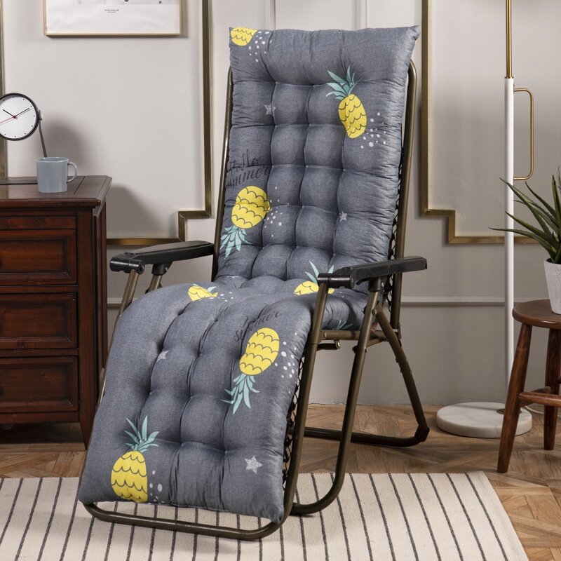 Подушка для стула leaves starry high back, dark gray, 48x120x8 см