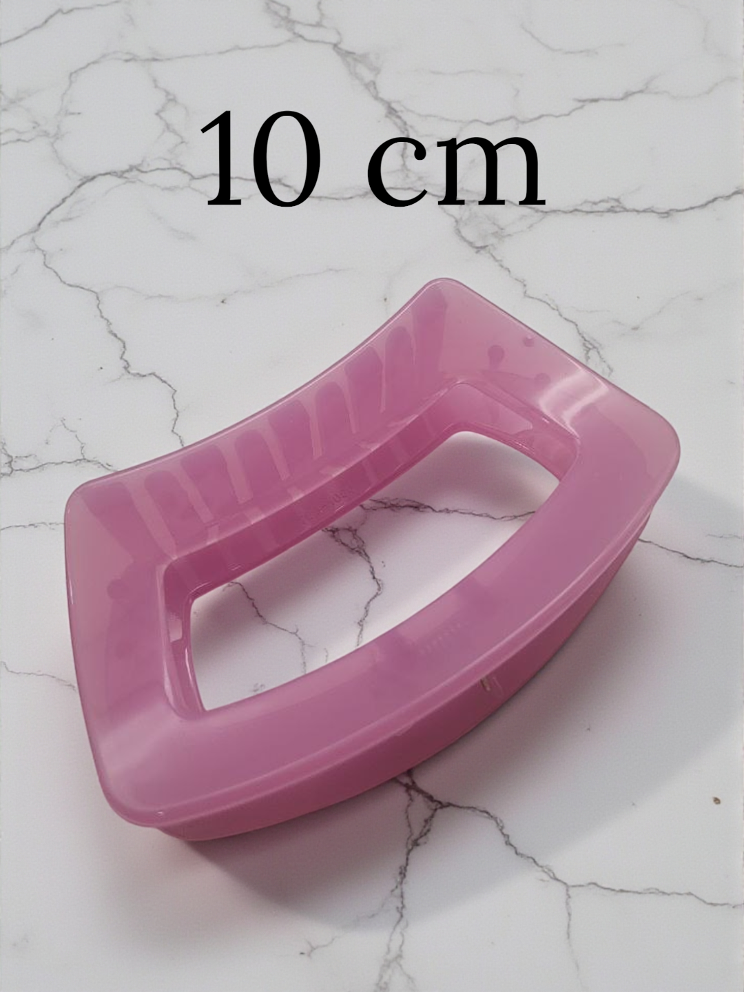 Крабик для волос "Квадрат", высококачественный пластик, для девушек — фото 1