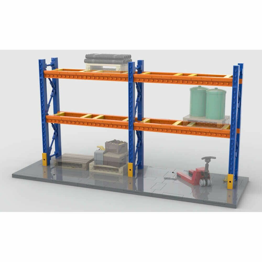 423шт. Конструктор warehouse shelving / rack Medium size Набор строительных блоков