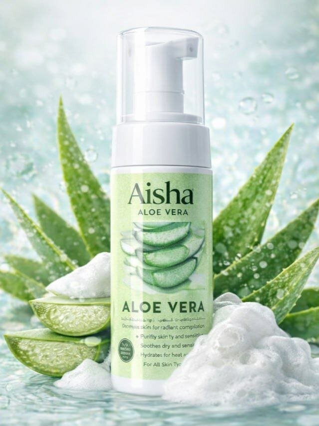 Aisha Aloe Vera Увлажняющий крем для лица и тела с алоэ вера