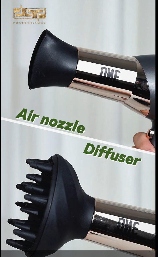 Профессиональный фен ДСП 37190, 1800 Вт, 18000 об / мин, с диффузором — фото 1