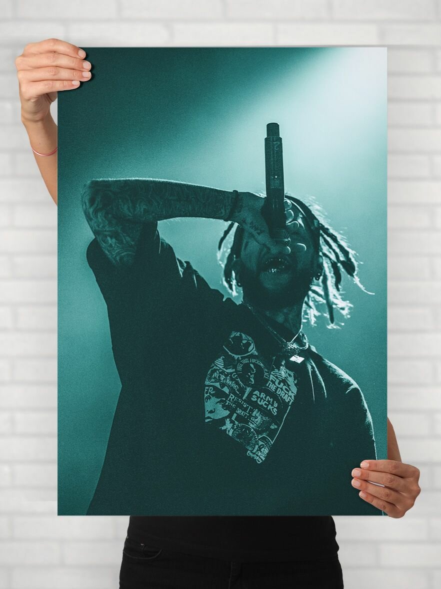 Плакат на стену для интерьера SUICIDEBOYS (Suicide Boys - Суисайд Бойс 7) - Постер по музыке и артисту формата A1 (61x84 см)