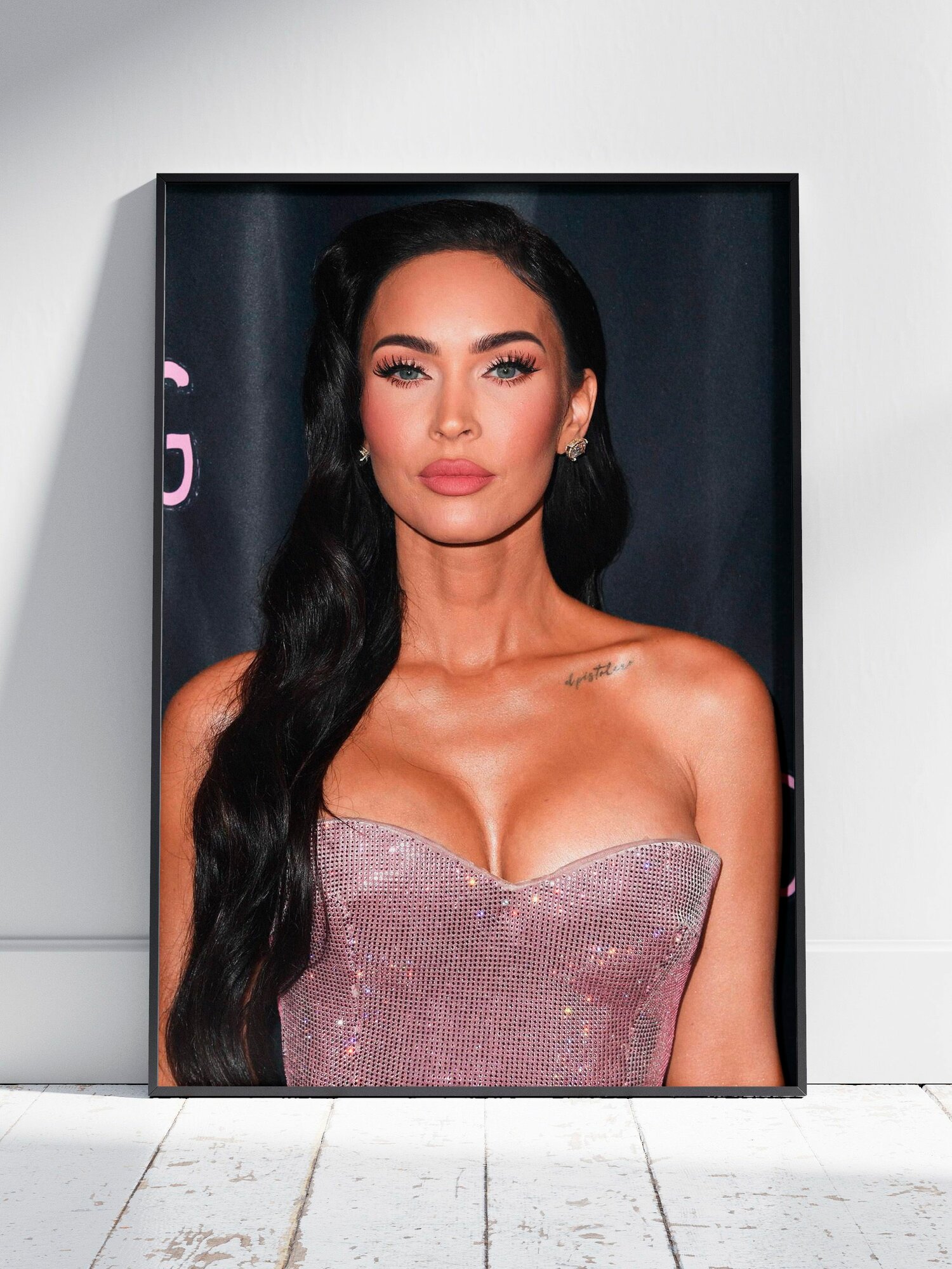 Плакат на стену для интерьера Меган Фокс (Megan Fox 13) - Постер по актеру фильма, кино, сериала формата A4 (21x30 см)