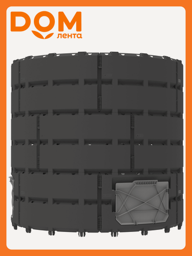 Изображение товара Компостер Альт-Пласт "Агроном Премиум", 1200 л, черный, пластик