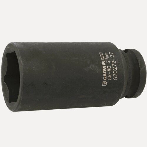 Изображение товара GARWIN PRO 620272-27 Головка, 1/2", 27 мм, торцевая, 6-гранная, ударная, глубокая