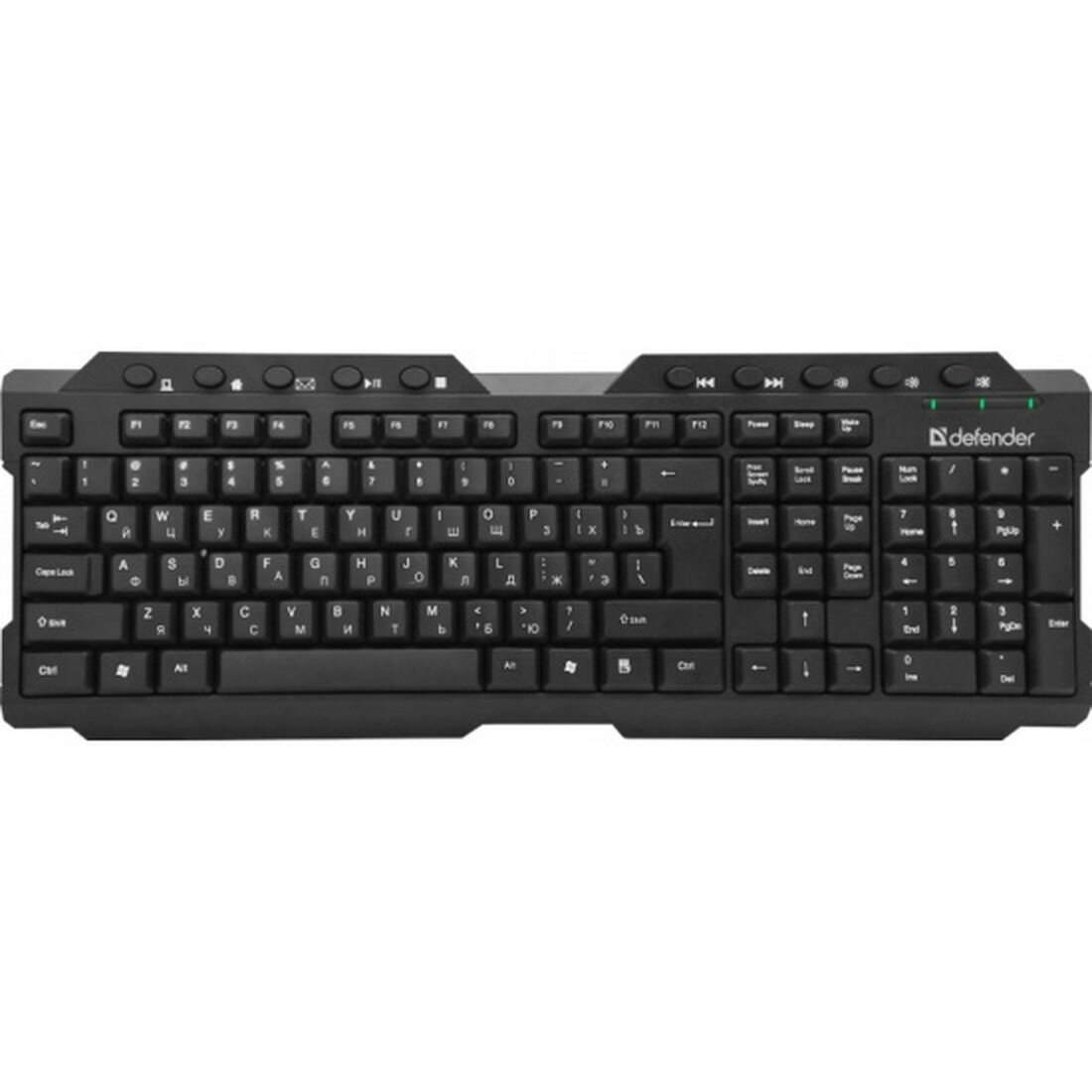 Клавиатура Defender беспроводная Element HB-195 RU черный (45195)