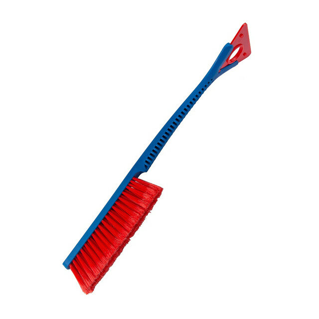 Щетка для снега AUTOVIRAZH AV 2131  53 см со скребком  синяя красная
