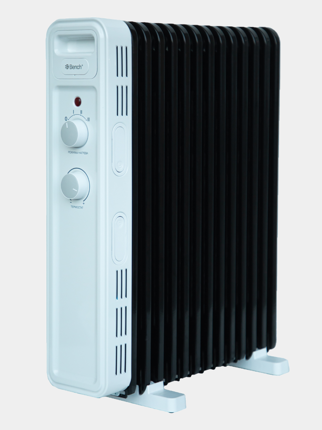 Масляный обогреватель Bench BH-SM25M13WB, механическое управление, 13 секции, 2500Вт