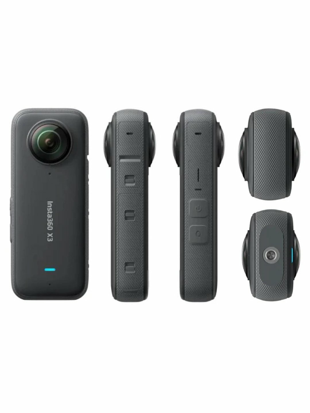 Экшн-камера Инста360 X3, 360°, сенсорная, с экраном, 5.7К, водонепроницаемая, до 10м — фото 1