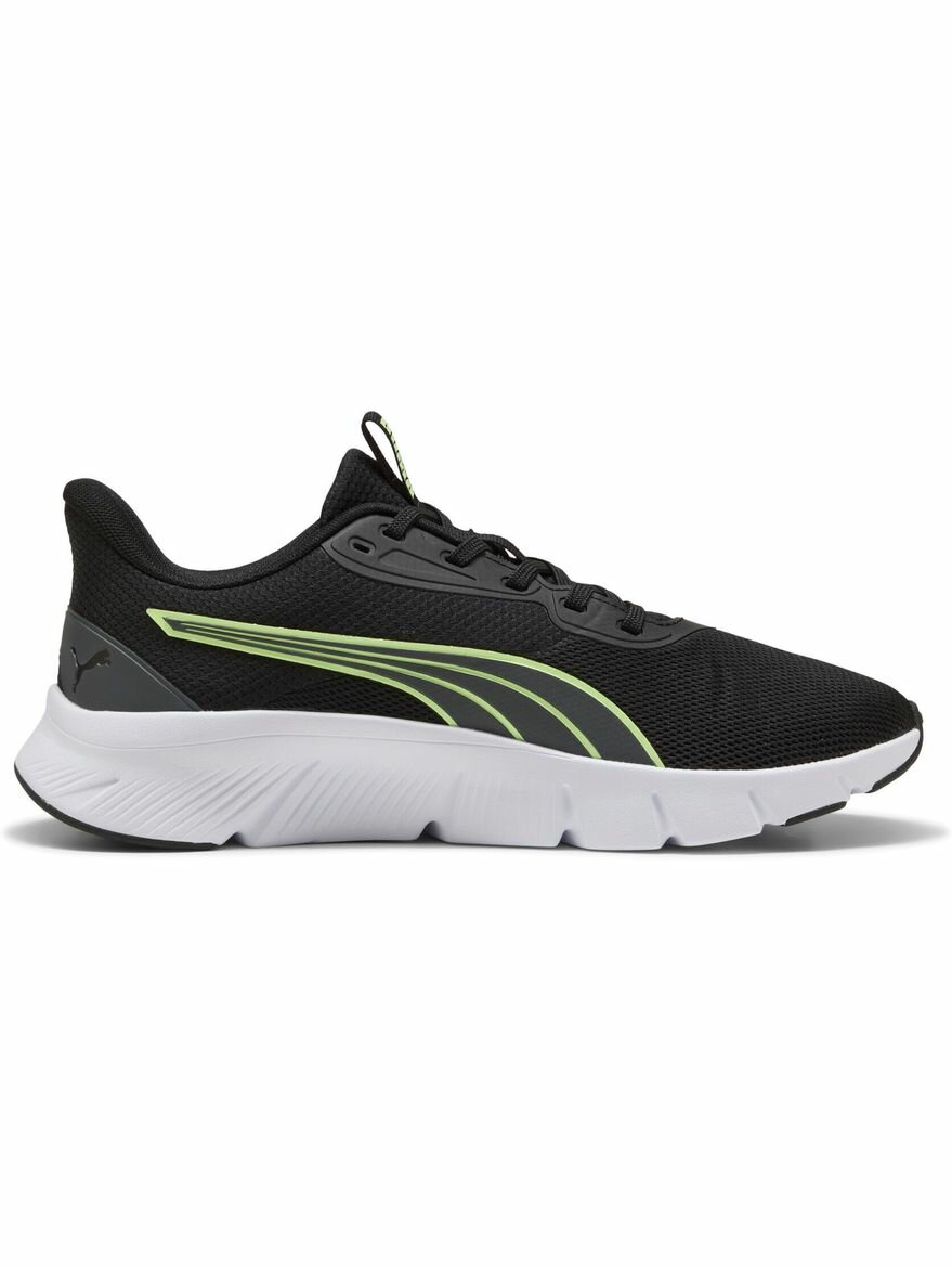 Кроссовки PUMA FlexFocus Lite Modern, полнота F (EU)/ на среднюю стопу, размер 9,5 UK, серый, черный, желтый — фото 1