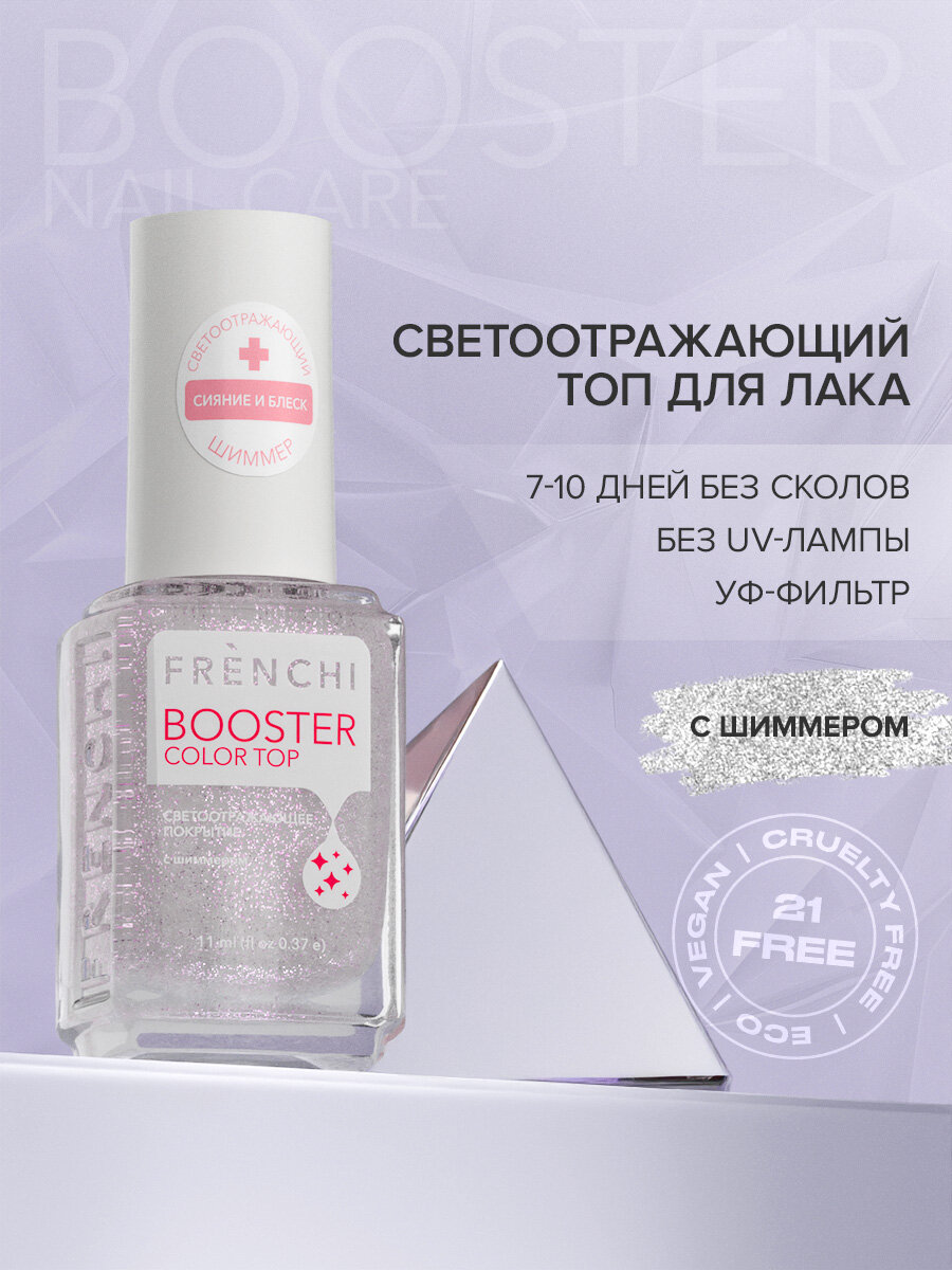 BOOSTER COLOR TOP Светоотражающее покрытие с шиммером от FRENCHI
