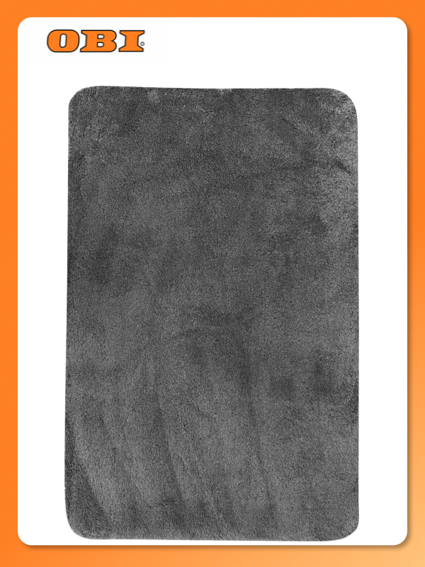 Коврик для ванной Fora BATH BLISS текстиль 50x80 см темно-серый