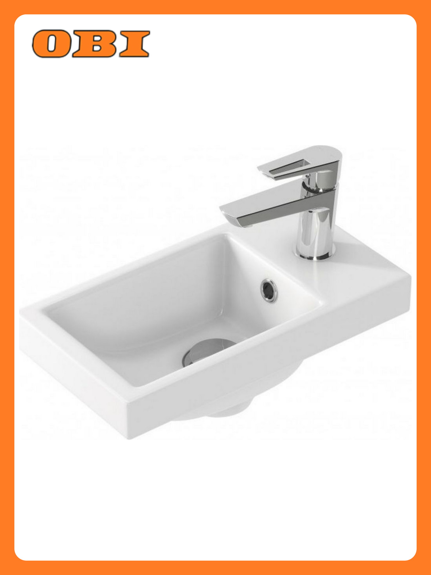 Раковина Cersanit COMO накладная фарфор белая 40х145 см