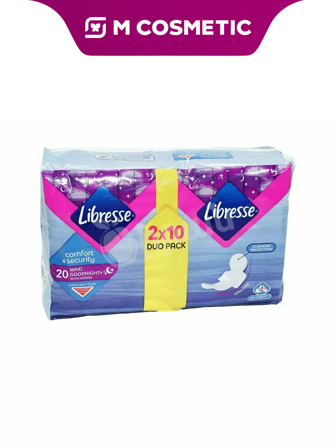 Прокладки Libresse "Maxi", ночные, ультрамягкие, без спирта, 20 шт