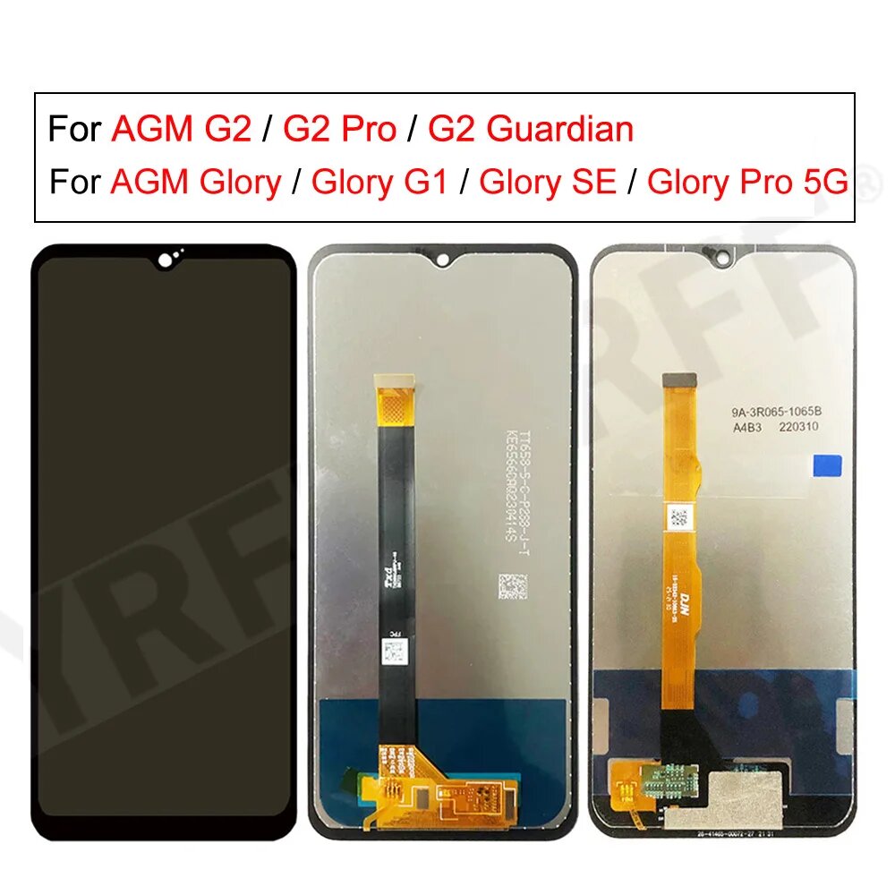 Для AGM G2 Pro/G2 Guardian/AGM Glory G1 Pro 5g/Glory SE ЖК-дисплей, дигитайзер AGM Glory G1