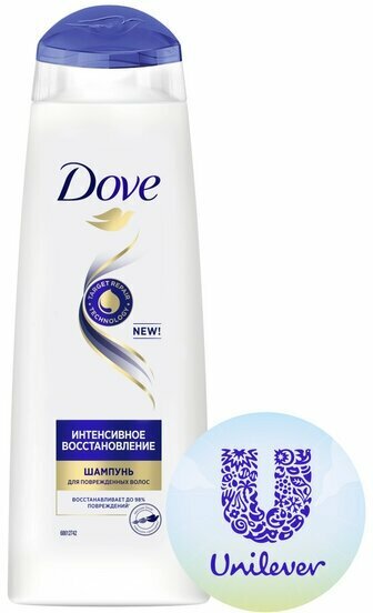 Шампунь Dove Nutritive Solutions "Интенсивное восстановление", 380мл — фото 1