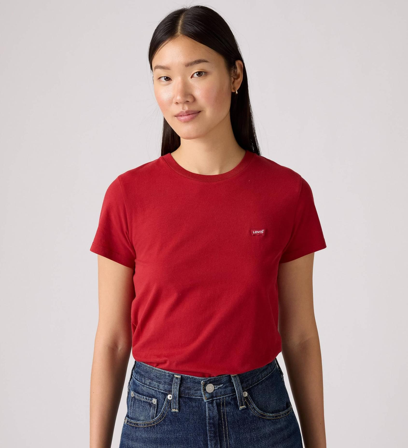 Футболка Levi's The Perfect, размер S, красный — фото 1