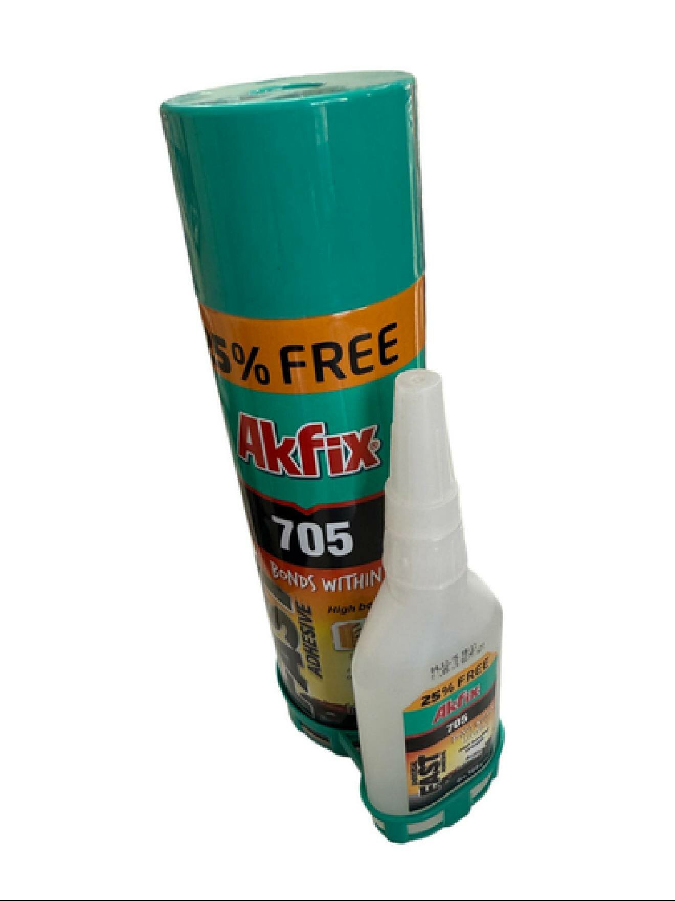 Akfix 705 клей 25% free 500ml Fast adhesive универсальный клей — фото 1
