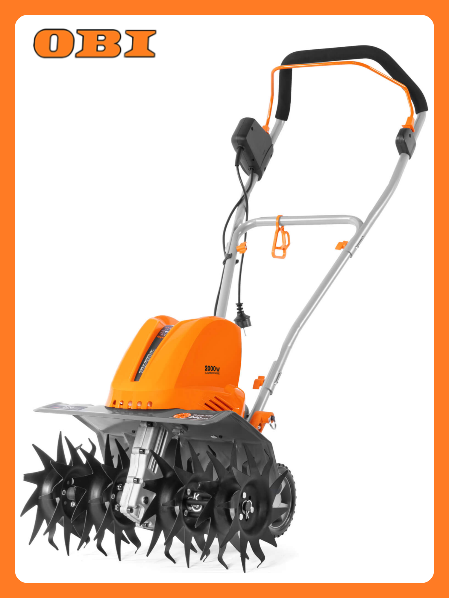 Культиватор DAEWOO Power Products DAT 2200E электрический червячный редуктор фрезы