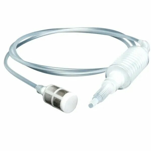 Сифон переливной с фильтром и помпой для перекачки вина пива браги и других жидкостей